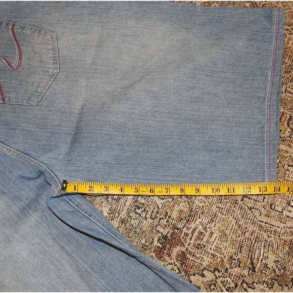 Vintage UNK Denim NBA Houston Rockets Tracy McGrady Shorts Size 38 - Picture 13 of 14